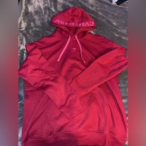 Fuchsia Gymshark hoodie
